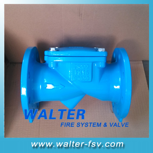 Cast Iron Rubber Flap Swing Check Valve for Water System
