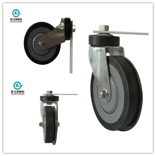 5 Inch Shopping Trolley Elevator Caster (one disc)