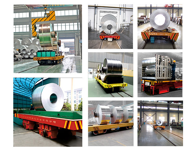 Low Voltage Rail Operated Electric Coil Transfer Cart