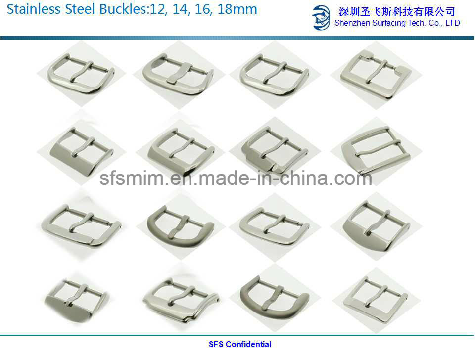 OEM Stainless Steel Center Bar Buckles for Leather Goods