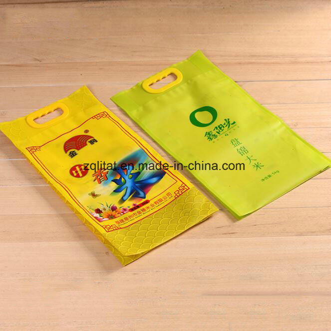 Portable Vacuum Rice Packaging Bag with Ny&PE