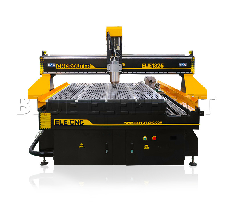 1325 4 Axis CNC Router Wood CNC Milling Machine with Rotary Axis Cheap Price
