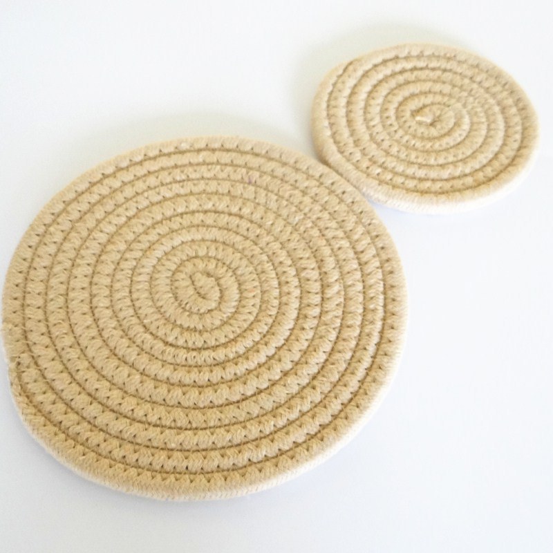 Cotton and PVC Dish Mats/Placemats