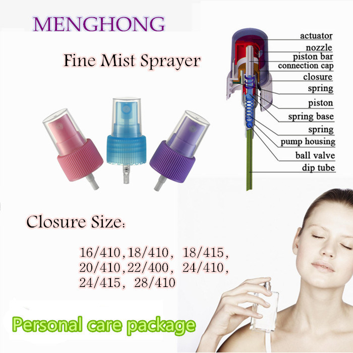 Non Spill Screw 18 410 Fine Mist Sprayer Pump for Perfume Bottle