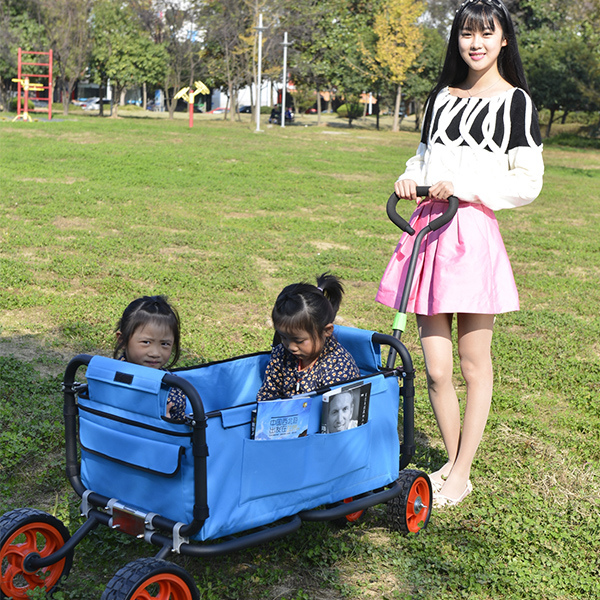 Folding Beach Wagon Utility Luggage Shopping Garden Cart