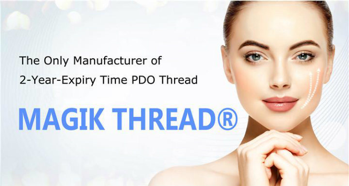 Skin Lightening Pdo Thread Lift Double Needle 3D 4D Cog