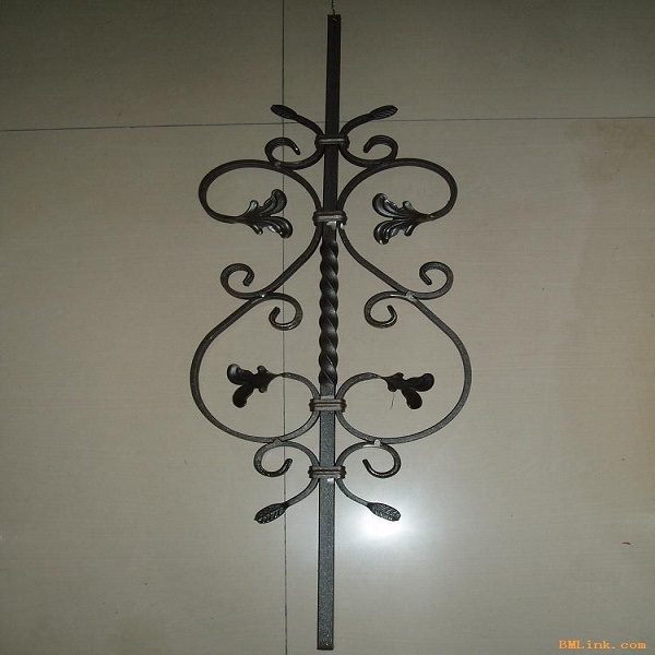 Decorative Flower Craft Fence Wrought Iron for Home and Garden