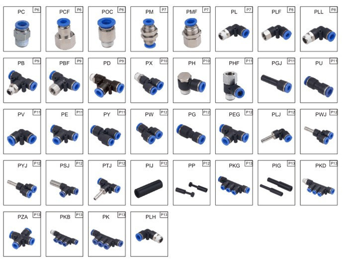 Pm Plate Direct Connection Brass Fitting, Tube Hose Fittings