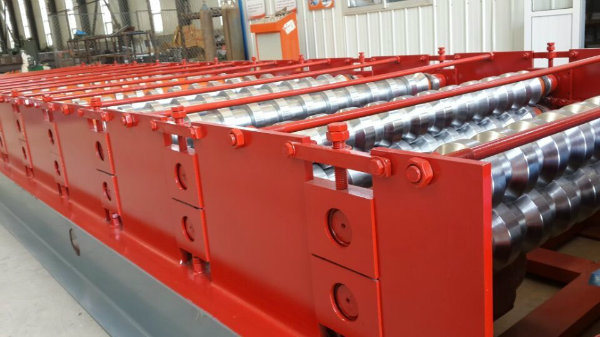 Trapezoidal Roof Panel Russia Type Tile Roll Forming Machine