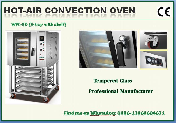 High Quality Baking Machine Commercial Gas Hot-Air Convection Oven with Ce