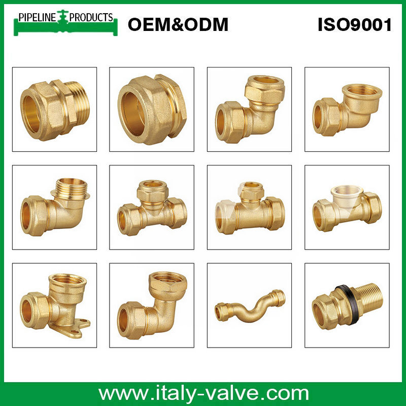 Customized Top Quality Brass Forged Union/Brass Fitting (AV-BF-7027)