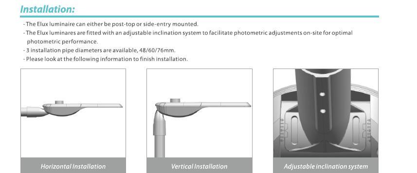 High Power Aluminium IP66 LED Streetlight Price List 60W 100W 150W 200W SMD LED Street Light Housing