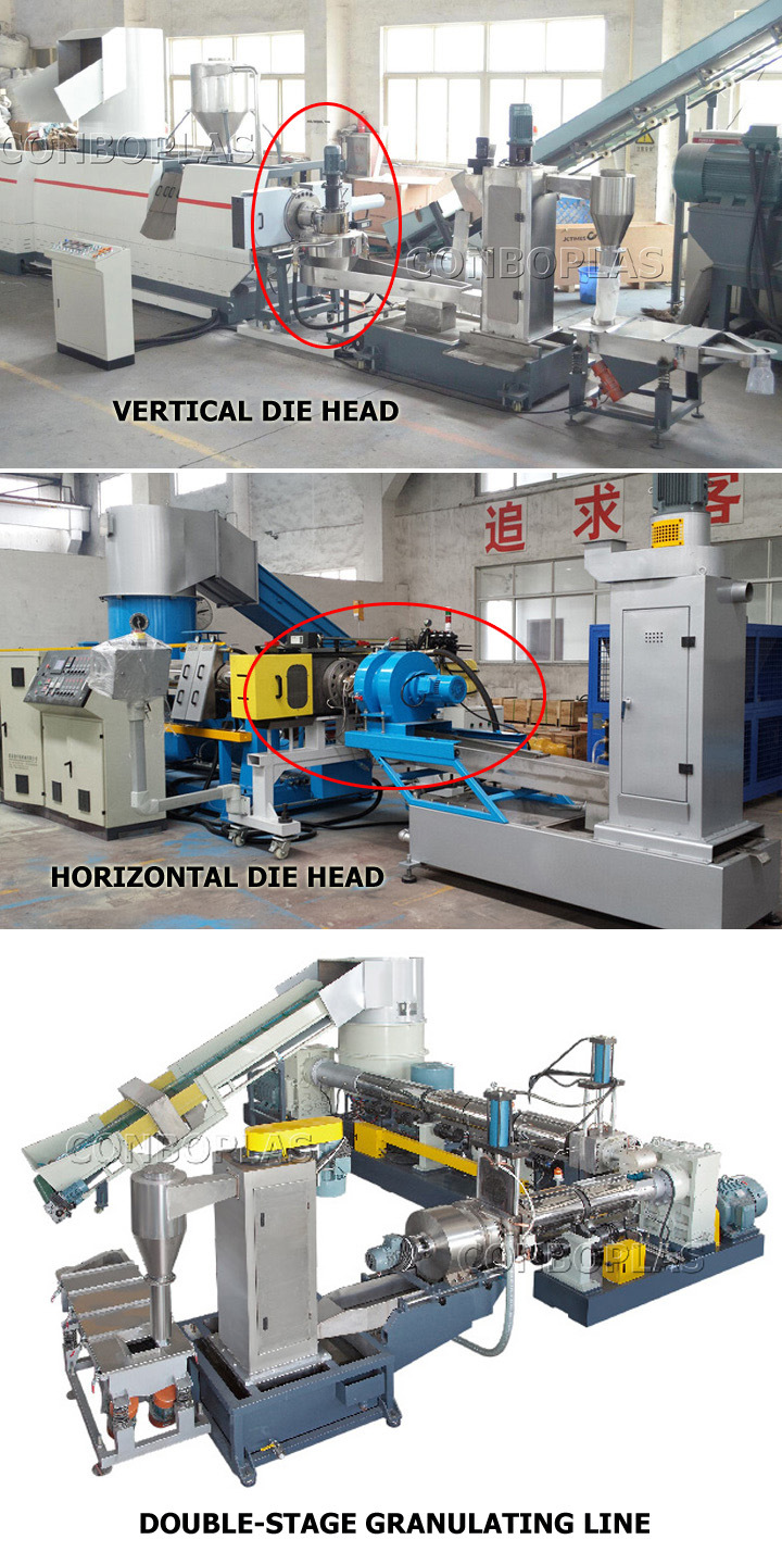 Plastic Recycling Machine/Plastic Extruder/Water-Ring PP PE Film Granulating Line/Machine