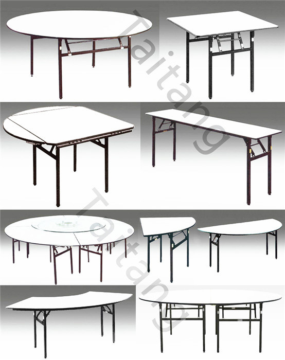 10 Seat Round Hotel Restaurant Use Folding Table