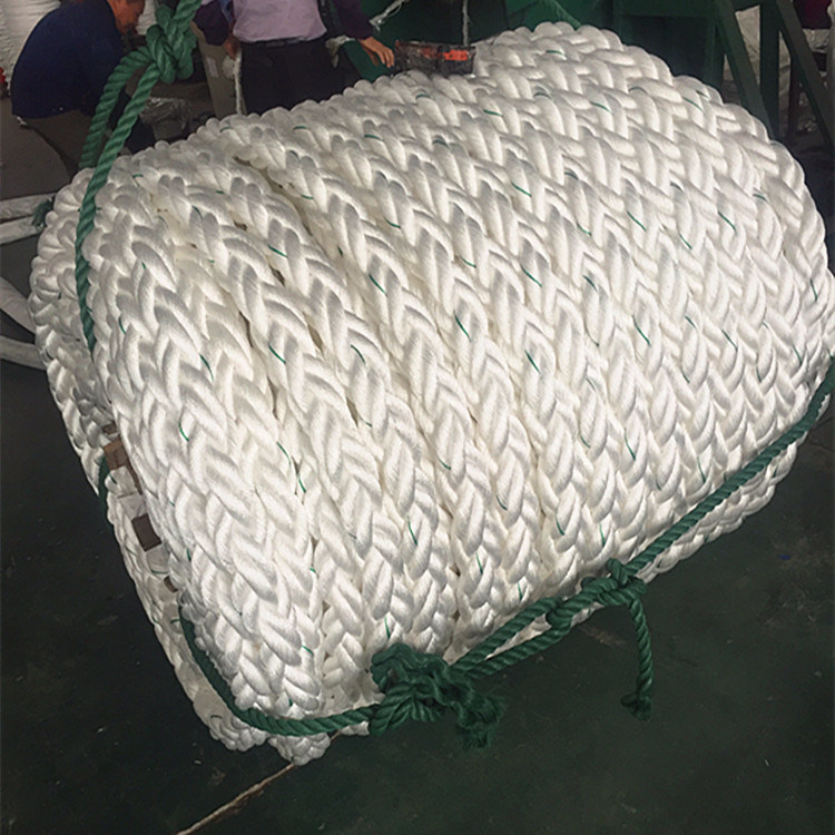 Dia 7-1/2 Inch 8 Strand Polypropylene Polyester Mixed Rope China Manufacturer