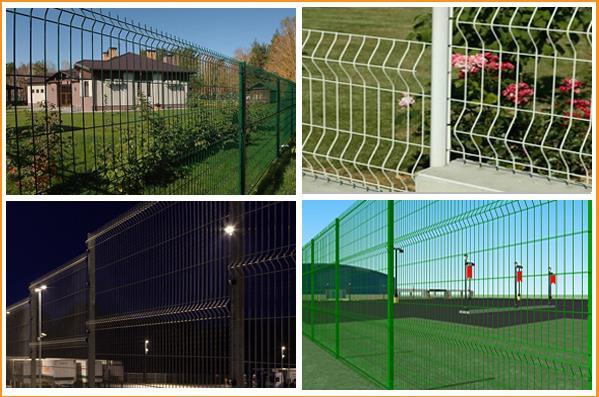 PVC Coated Security Electro Galvanized Welded Steel Wire Mesh Garden Fence