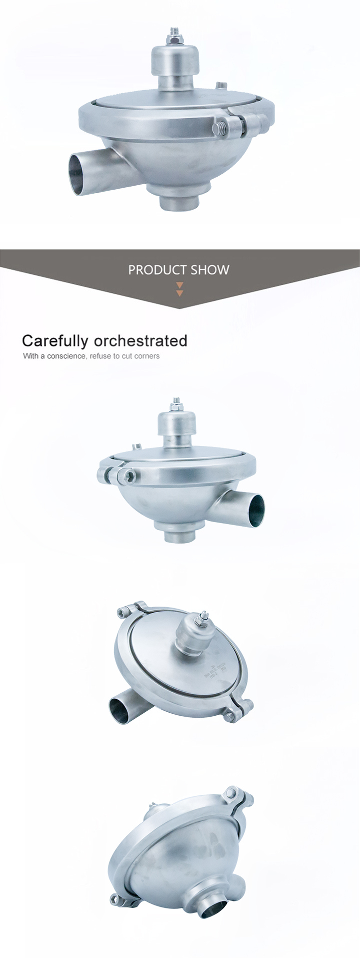 Stainless Steel Ss304 Ss316L Constant Pressure Control Valve