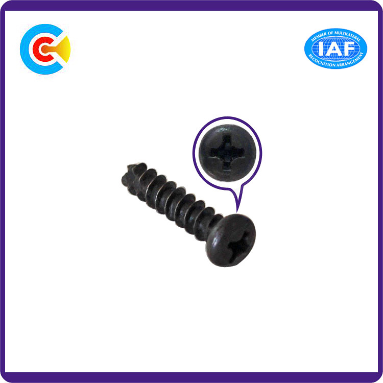 Carbon Steel/4.8/8.8/10.9 Cross Pan Head Self Tapping Screw for Kitchen/Cabinet/Furniture