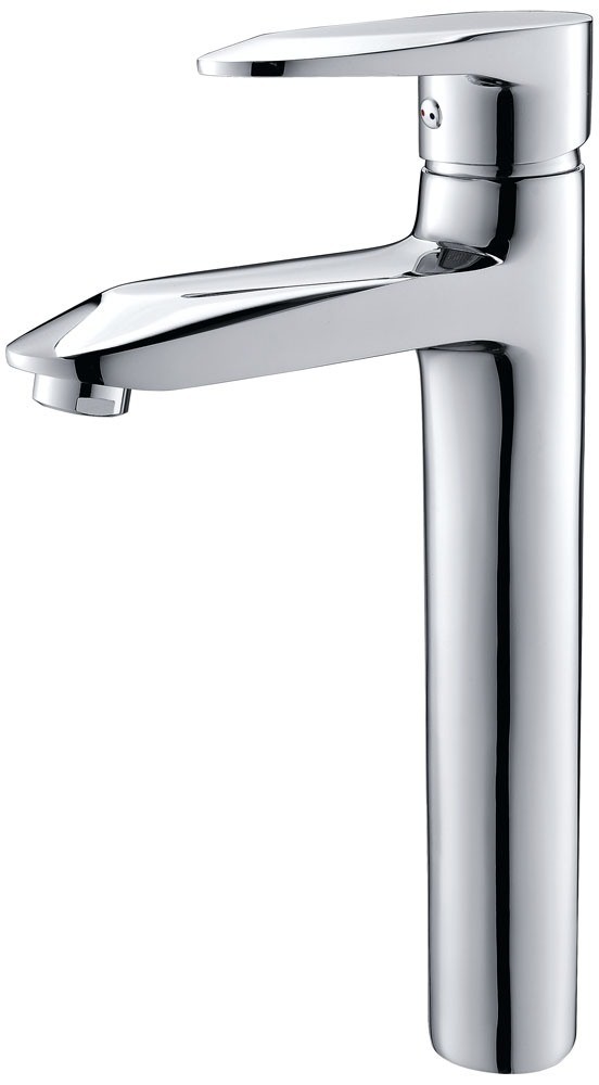 Tall Square Cold& Hot Water Countertop Basin Mixer Tap