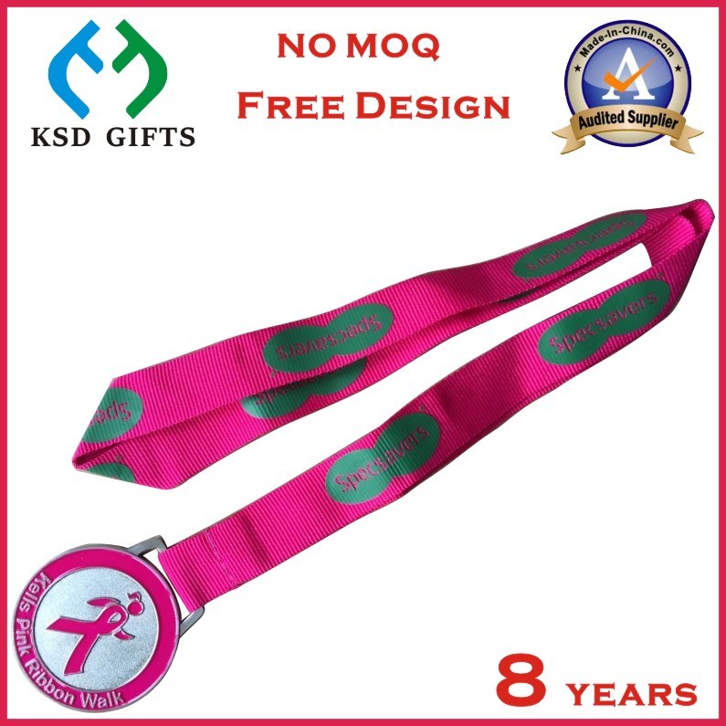 No MOQ Customized Medal Wholesale Printed Satin Ribbon
