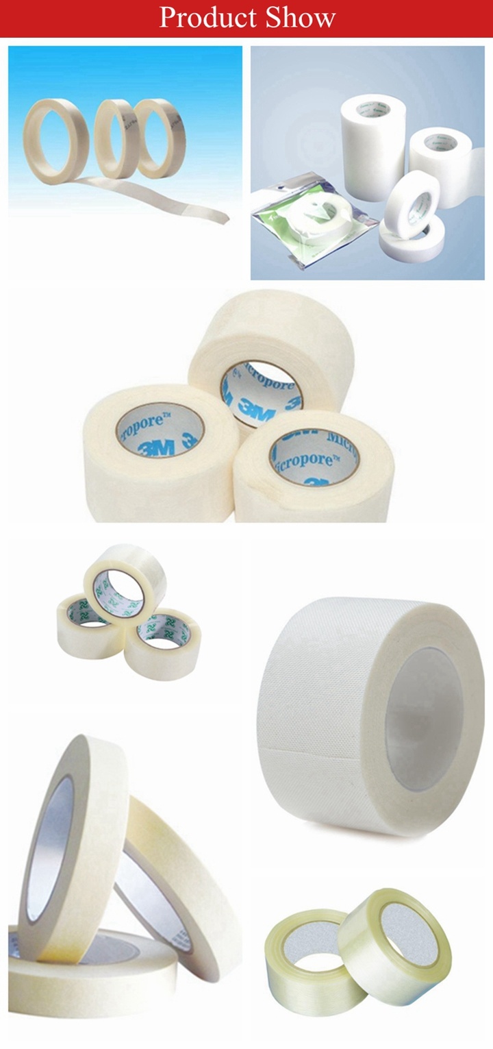 Ce FDA Approved Medical Adhesive Disposable Micropore Transparent Surgical Tape