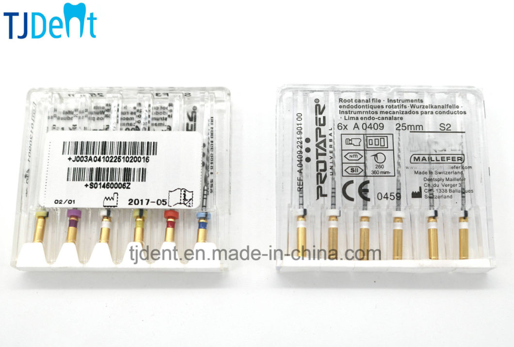 Dental Endodontics Engine Use Large Tapered Niti Root Canal Maillefer Rotary Protaper File