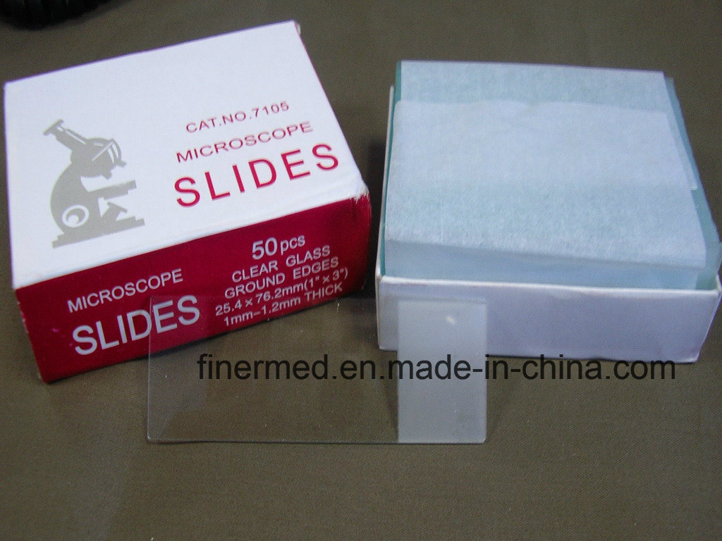 7101 Glass Biological Microscope Slides