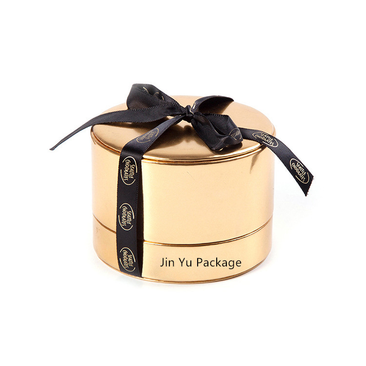 Experience of Gold Leather Handmade Round Gift Jewelry Packaging Boxes