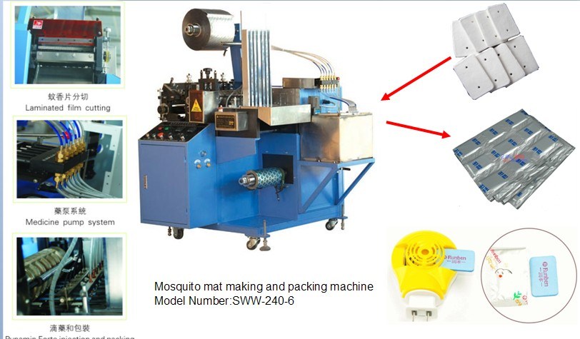 Sww-240-6 Automatic Package Machine for Mosquito Repellent Mat