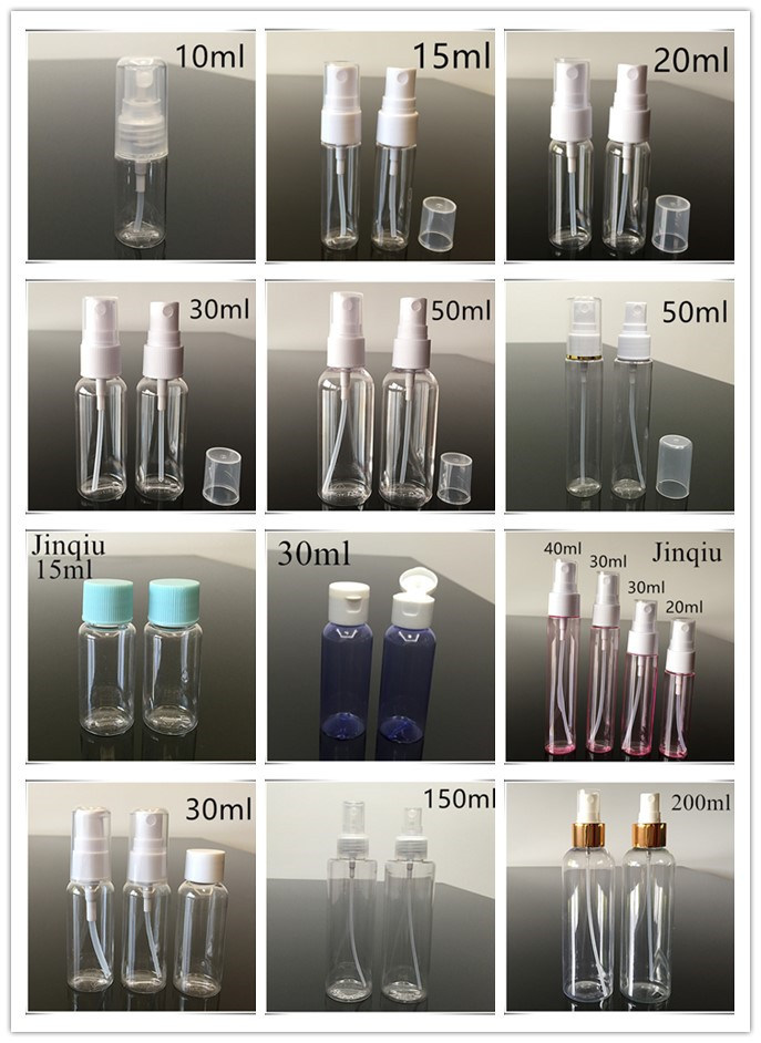 30ml Pet Plastic Spray Bottle Used for Cosmetic or Medicine