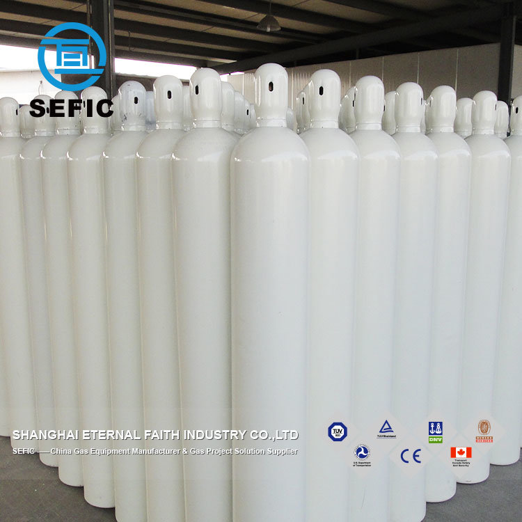 DOT 3AA Seamless Steel Gas Cylinder 40L /47L/50L Oxygen Cylinder