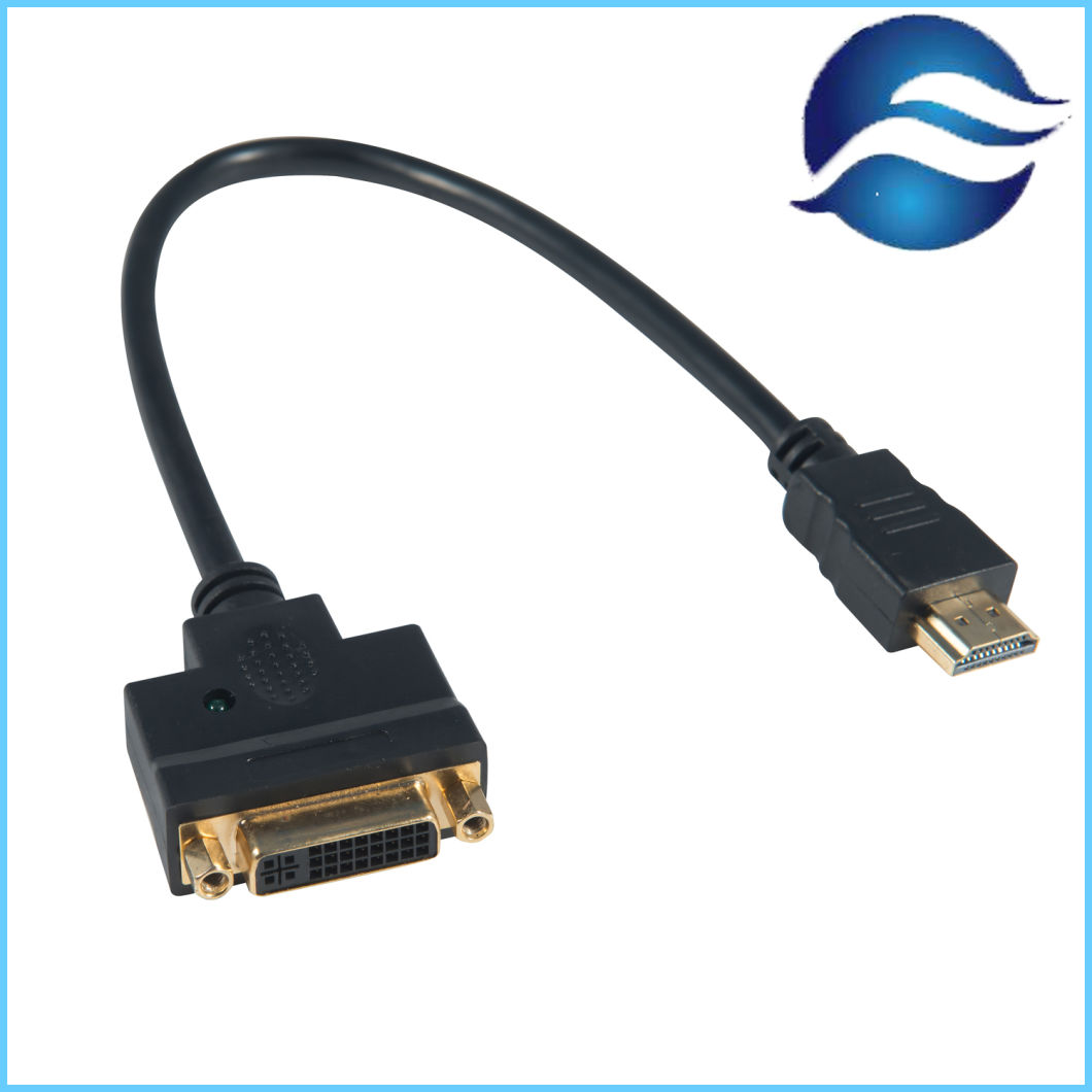 Wholesale 1.8m HDMI to DVI Adapter Cable High Speed Data Cables with 24K Gold-Plated Connectors