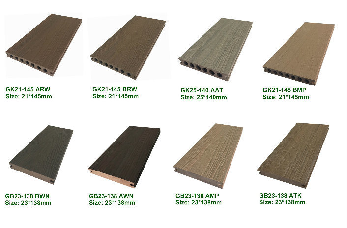 Outdoor Good Price Wood Plastic Composite Decks Waterproof Furniture WPC Fooring