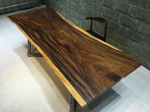 Walnut Solid Wood Coffee Table, Chair Dining Table Top, Work Top Restaurant Table