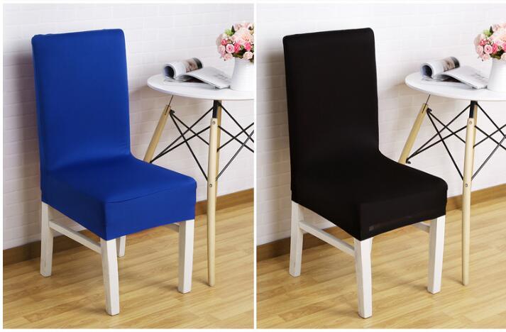 Wholesale Hotel Wedding Decoration Fashion Plain Spandex Chair Seat Cover