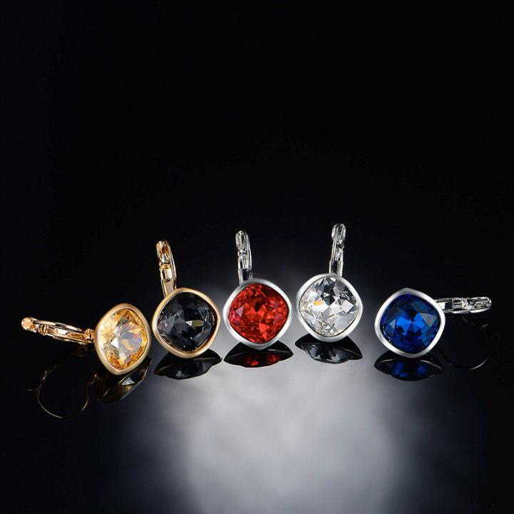 New Design Christmas Gift Jewelry Stud Dubai Gold Earrings