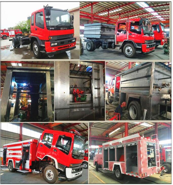 China Made Forest Fire Fighting Truck Famous Brand Dongfeng Fire Escape Truck Hot Sale 4m3 Fire Truck