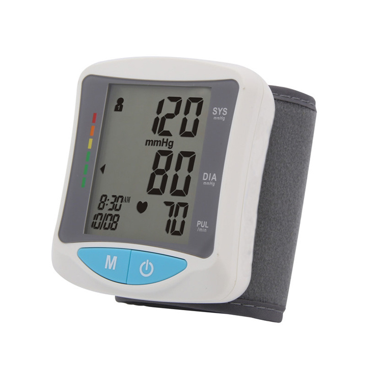 Wrist-Type Digital Sphygmomanometer with FDA Approved