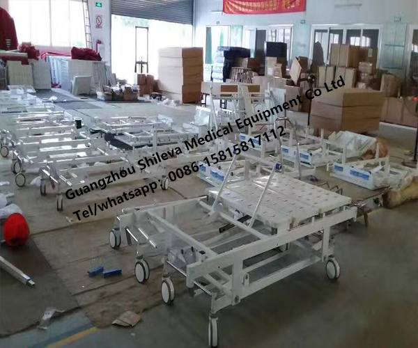 High Quality 3 Function Nursing Hospital Patient Manual Bed Ce