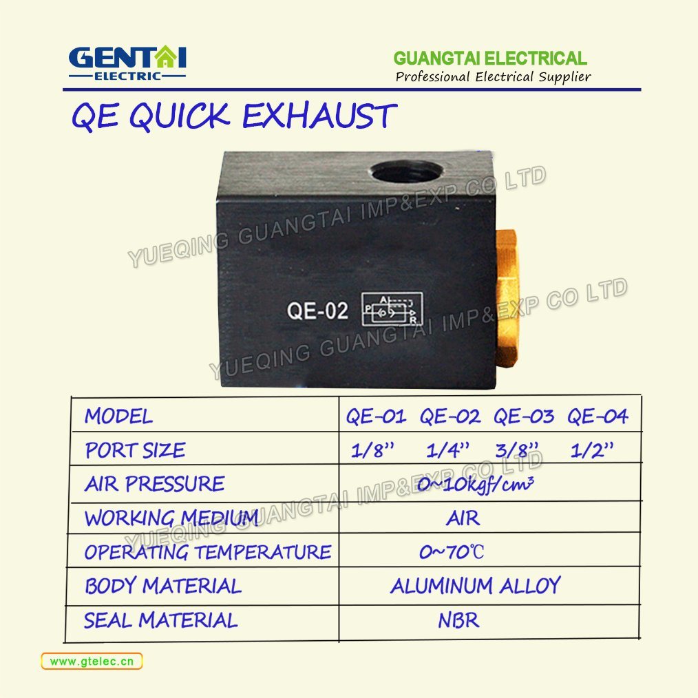 Good Quanlity Qe 01 02 03 04 Quick Exhaust Air Discharge Air Control Valve