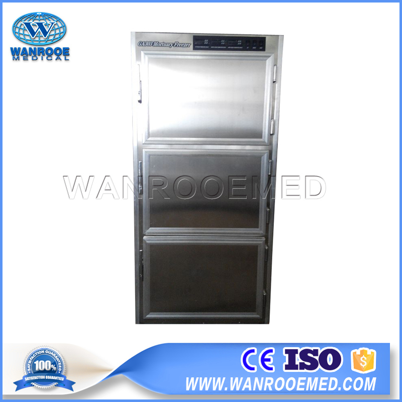 Ga303 Mortuary Equipment Side Loading Morgue Refrigerator with Control Panel