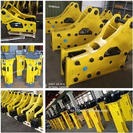 Silent hydraulic Demolition Rock Breaker Hammer for PC200 Excavator