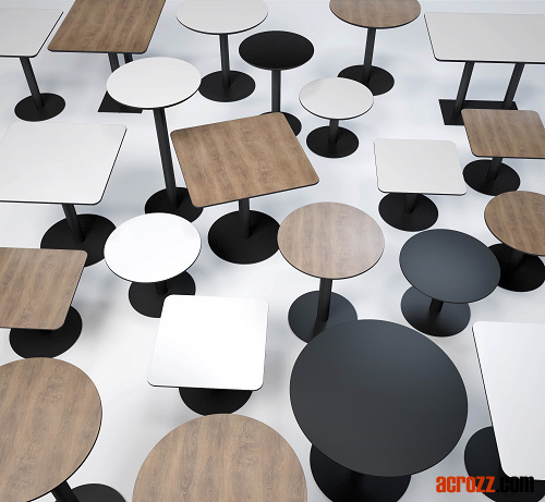 Banquet Design Restaurant Coffee Square Dining Table