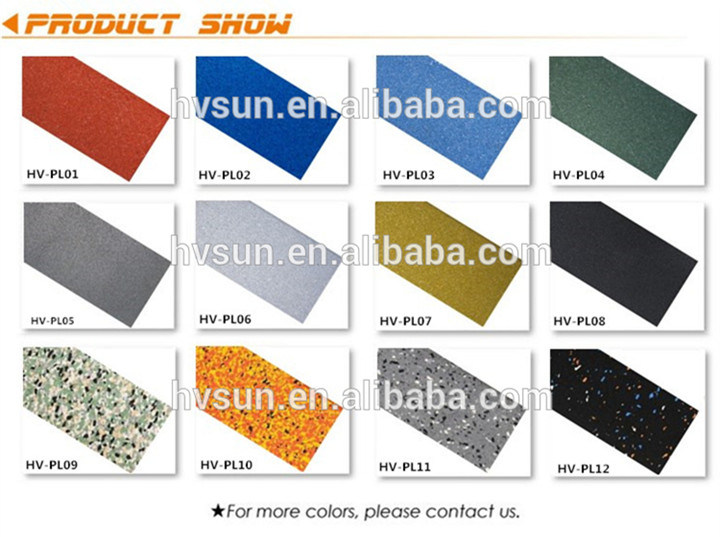 Anti-Slip & Oil Resistant Rubber Mat Durable Rubber Flooring Rolls for Workshop, Warehouse