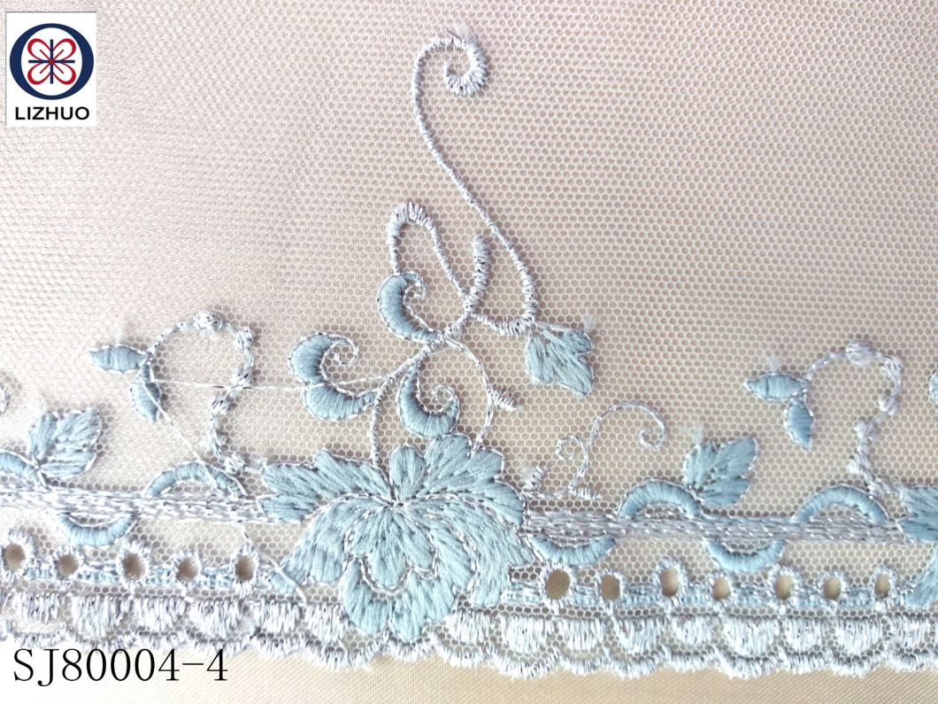 2018 Hot Sale Embroidery Lace with Simple Design for Lingerie