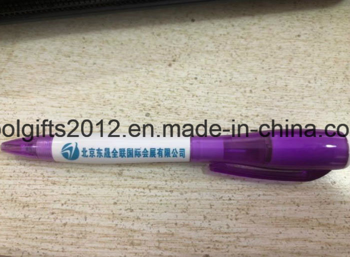 Promotion Gift Plastic LED Light Gift Ball Point Pen with Logo