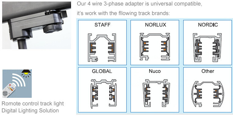 Dimmable CREE COB LED Track Light Track Spotlight