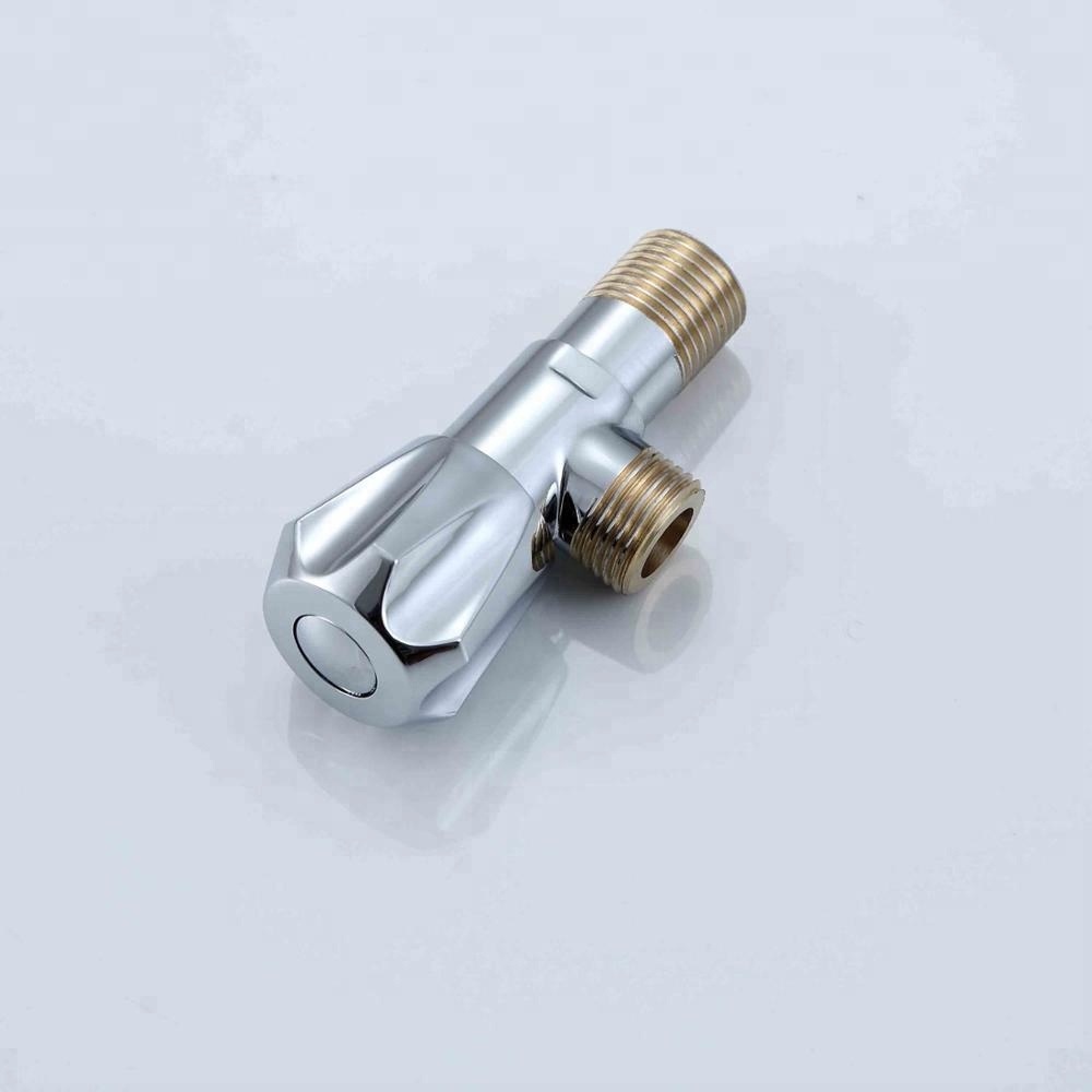 Top Sale Good Price Bathroom Fitting Toilet Water Control Chrome Plated Basin Brass Angle Valve