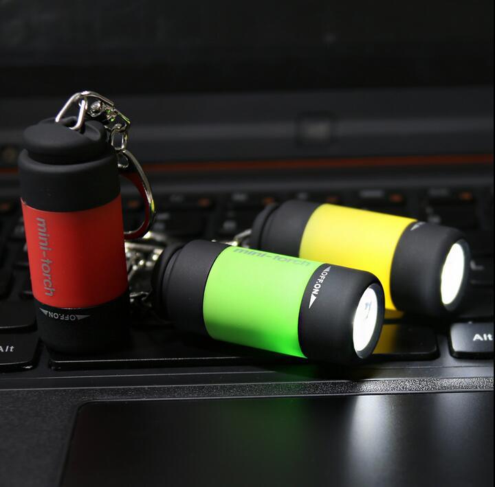 USB Rechargeable LED Torch Light with Keychain Mini LED