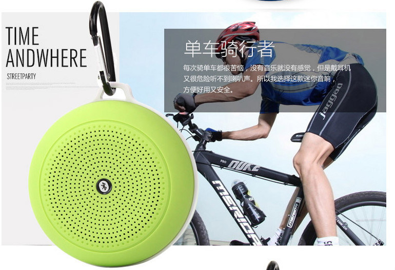 Portable Mini Stable Light Waterproof Bluetooth Speaker for Outdoor Sports